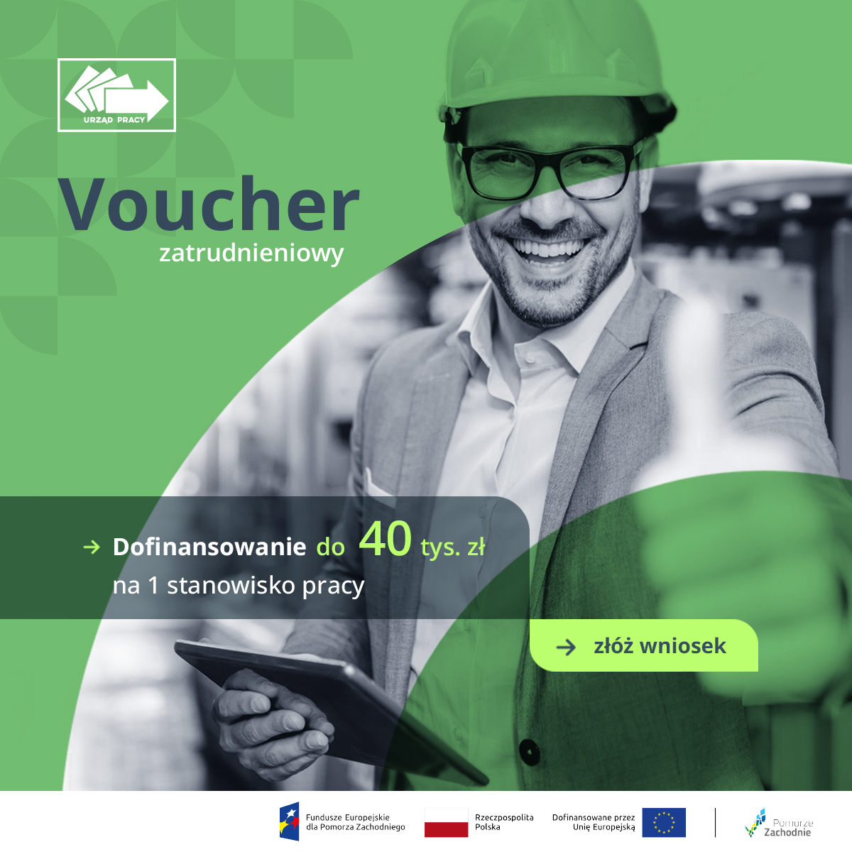 Zdjęcie artykułu Ogłaszamy nabór wniosków na Voucher zatrudnieniowy dla Pracodawców z Powiatu Polickiego