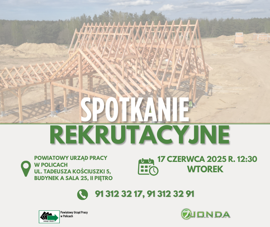 Obrazek dla: Spotkanie rekrutacyjne z firmą JONDA KONSTRUKCJE SPÓŁKA Z...