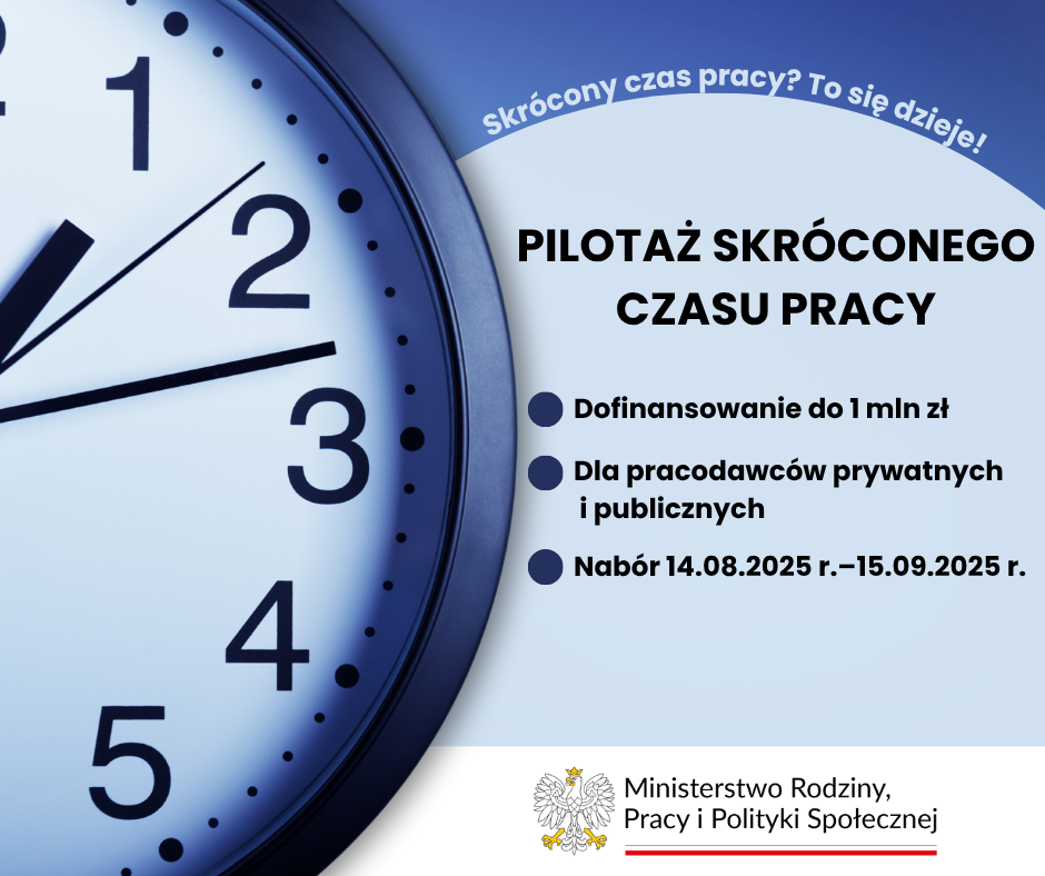 Obrazek dla: Pilotaż skróconego czasu pracy