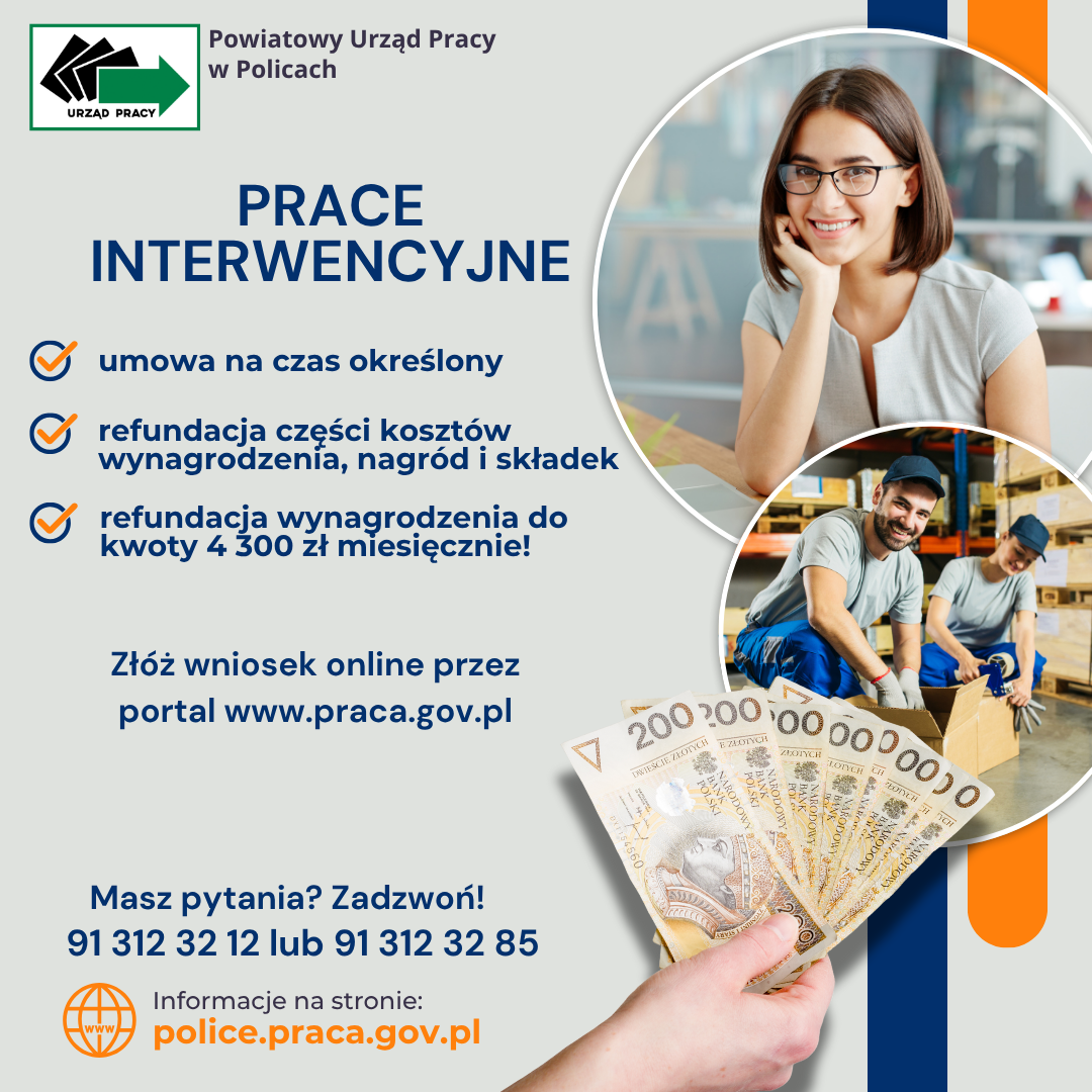 Obrazek dla: Nabór wniosków na prace interwencyjne!