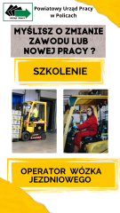 Zdjęcie artykułu Szkolenie dla osób bezrobotnych w zawodzie Operator...