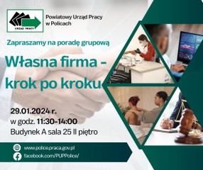 Zdjęcie artykułu Warsztaty pt. ”Własna firma - krok po kroku”.